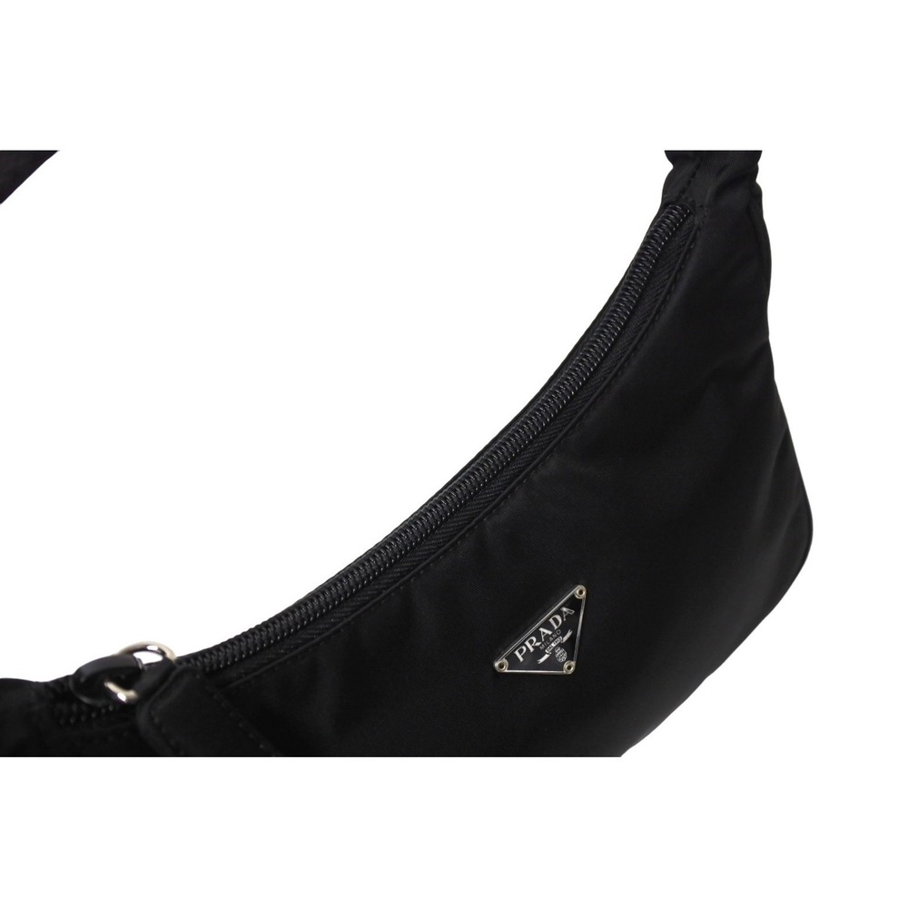 Prada Hobo handbag One Shoulder Hobo bag triangle logo black - Picture 7 of 10